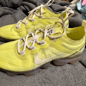 Nike VaporMax Women's Neon Yellow White Sneakers
